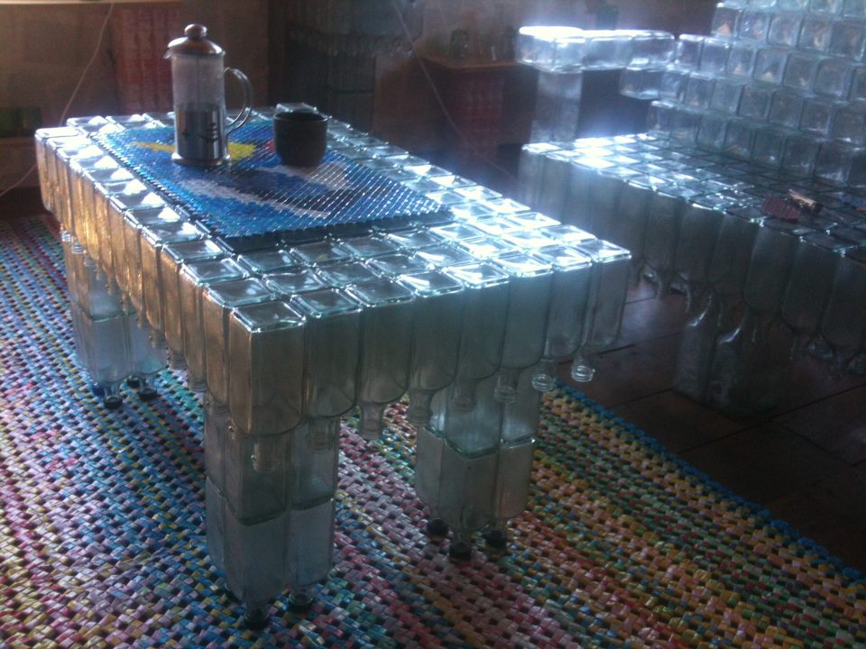 The Milstein Module Build Luminous Furniture with Bottles — Steemit